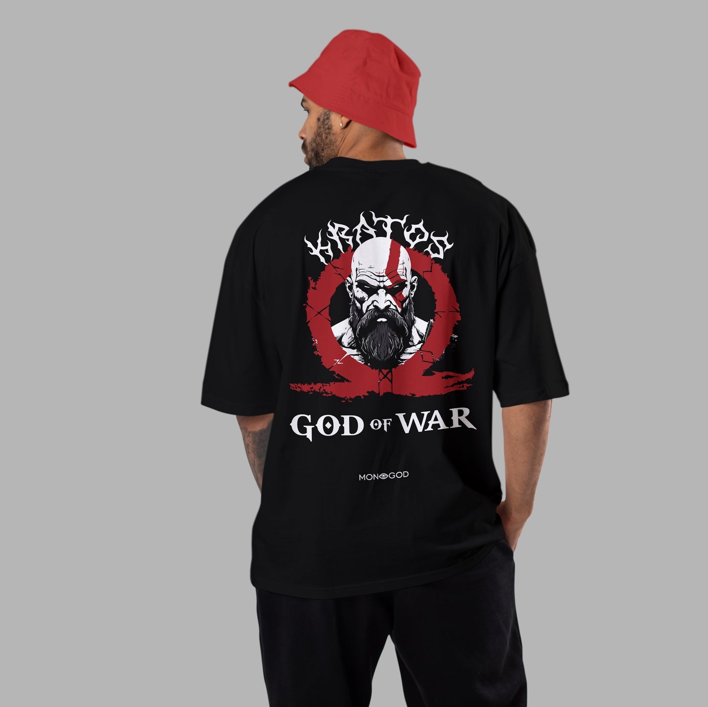 god of war kratos wallpaper 4k Black Tshirt