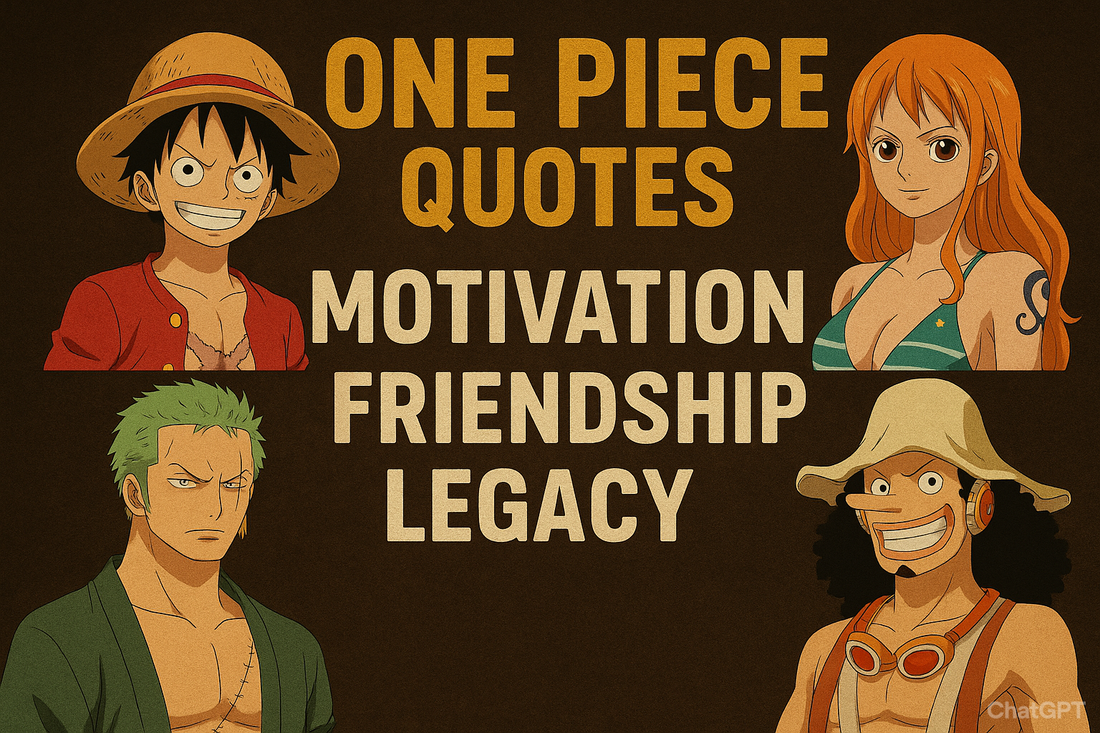 One Piece Quotes: Motivation, Friendship, Freedom, and Legacy wallpaper