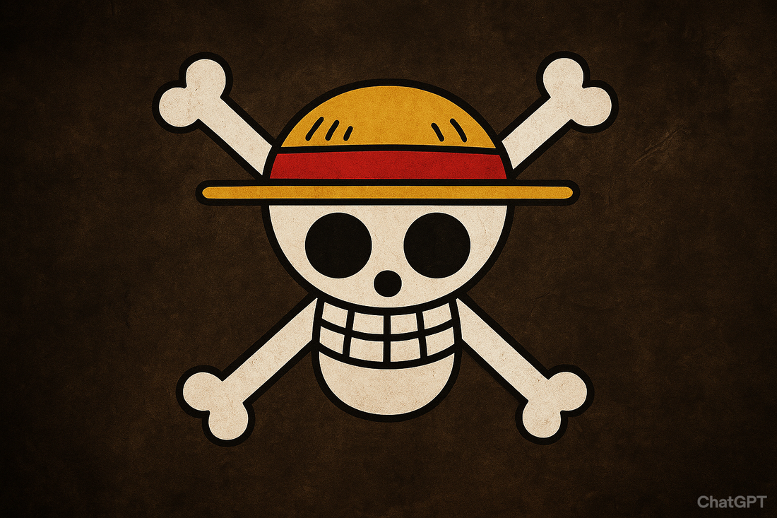 One Piece Straw Hat Flag - A symbol of liberation wallpaper