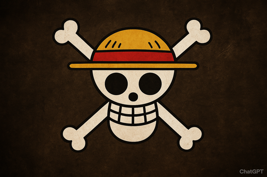 One Piece Straw Hat Flag - A symbol of liberation wallpaper
